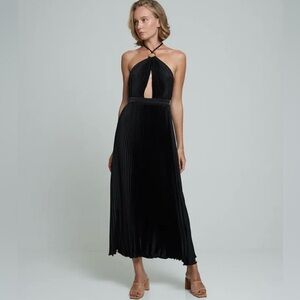 L’idee Reviel Black Halter Dress - AU 12 - US 8